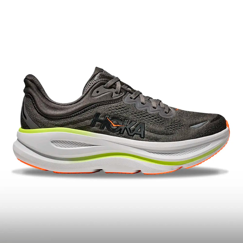 Hoka Bondi 9 Mujer Asphalt Grey Gravel