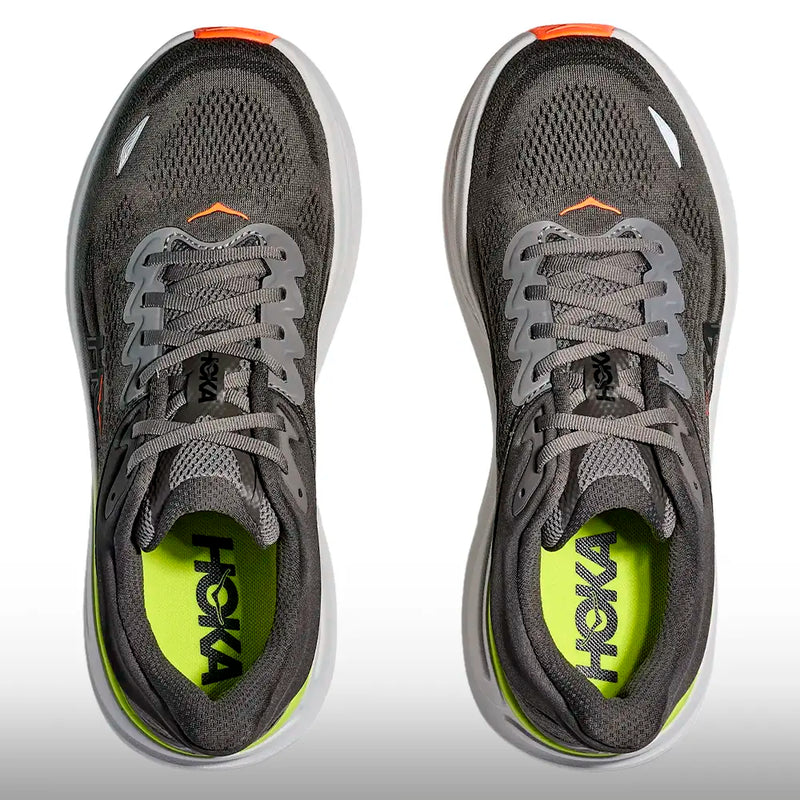 Hoka Bondi 9 Mujer Asphalt Grey Gravel