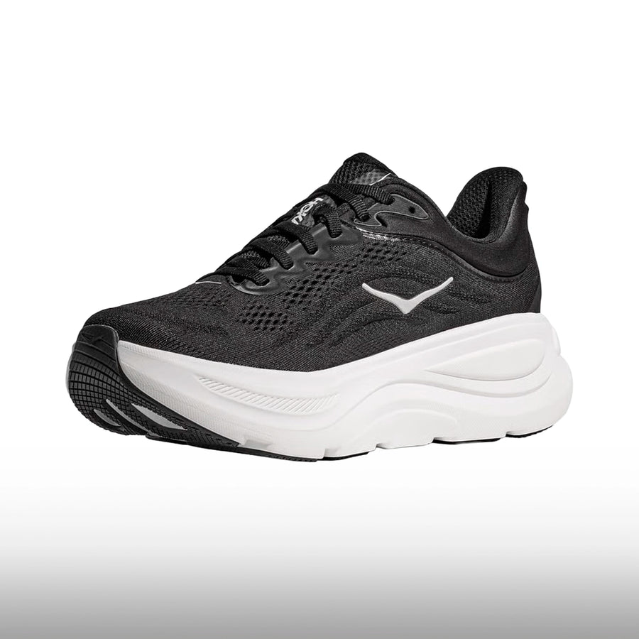 Hoka Bondi 9 Mujer Black White