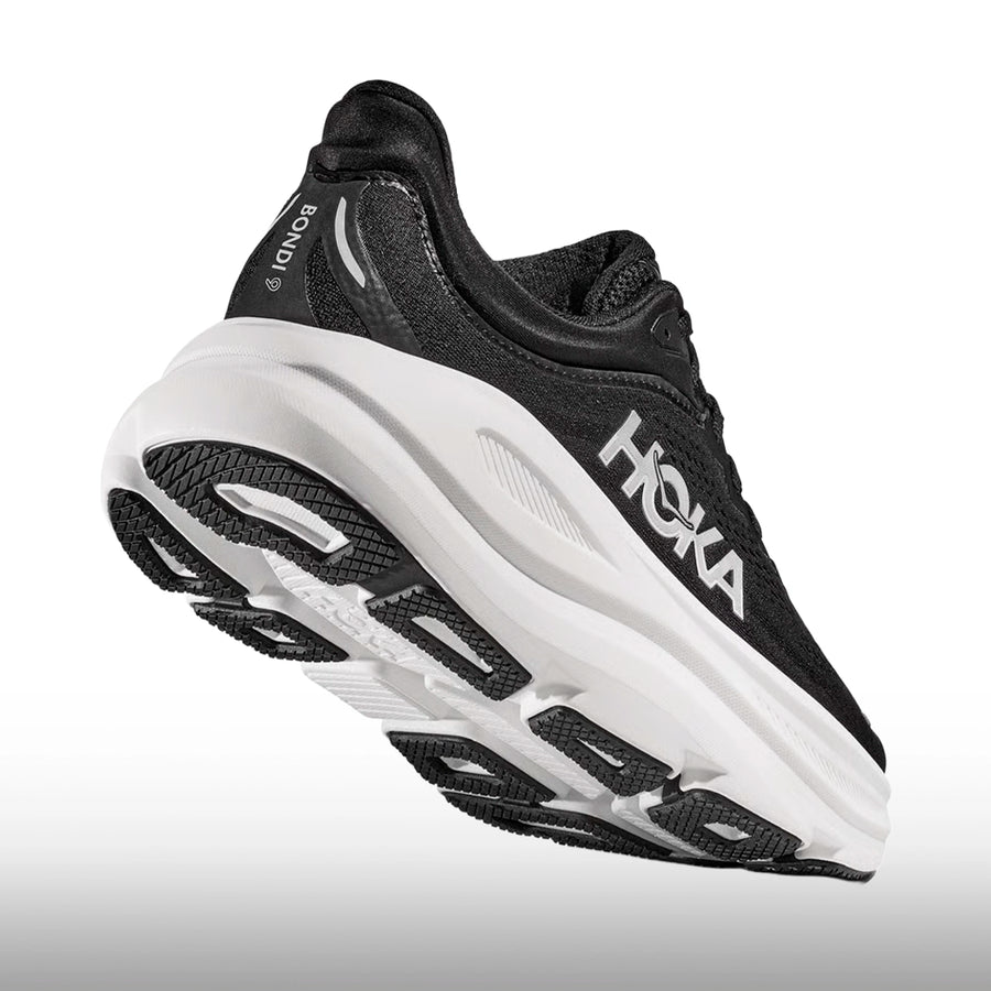 Hoka Bondi 9 Mujer Black White