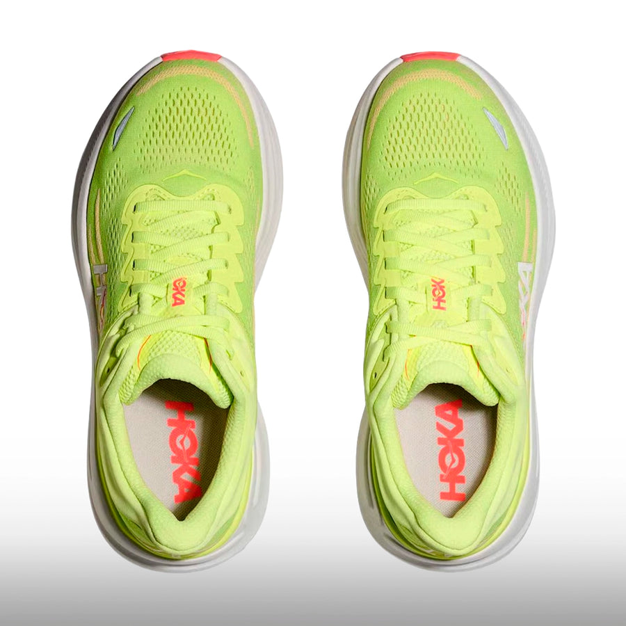 Hoka Bondi 9 Mujer Neon Yuzu Sunlight
