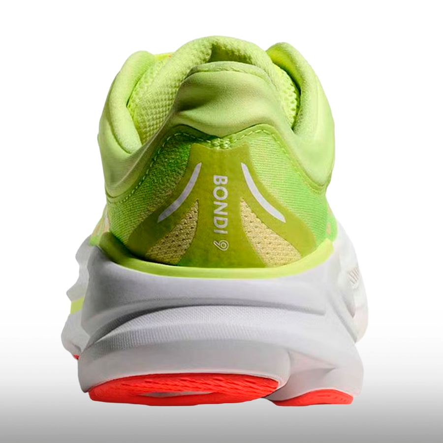 Hoka Bondi 9 Mujer Neon Yuzu Sunlight