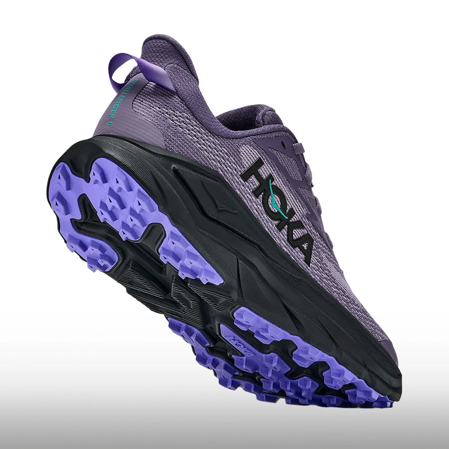 Hoka Challenger 8 Mujer Purple Fog Black