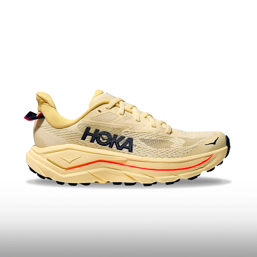 Hoka Challenger 8 Mujer Vintage Yellow Midnight Blue