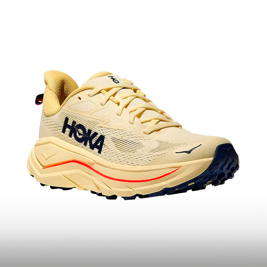Hoka Challenger 8 Mujer Vintage Yellow Midnight Blue
