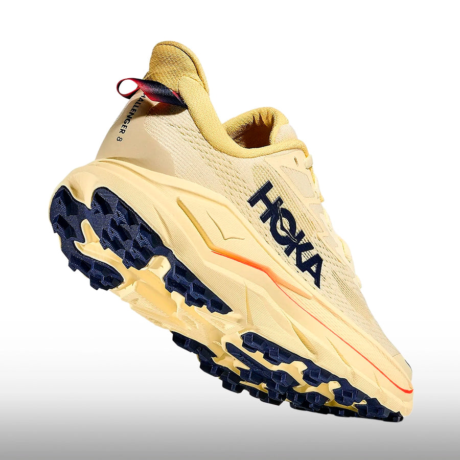 Hoka Challenger 8 Mujer Vintage Yellow Midnight Blue