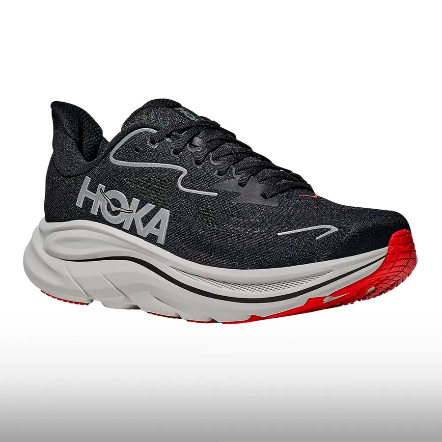 Hoka Clifton 10 Hombre Black Silver
