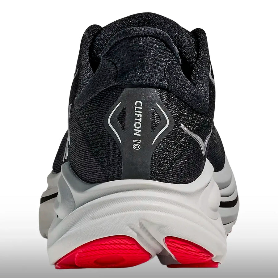 Hoka Clifton 10 Hombre Black Silver