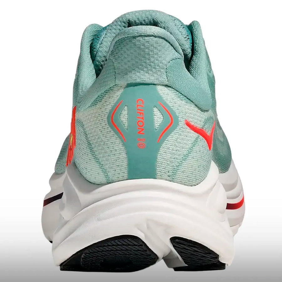 Hoka Clifton 10 Hombre Sage Neon Flame