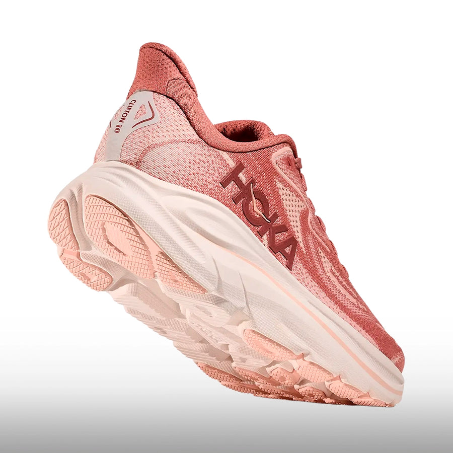 Hoka Clifton 10 Mujer Blush Rose Latte