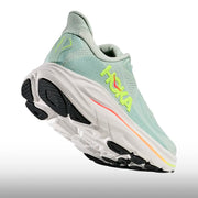 Hoka Clifton 10 Mujer Sea Glass Neon Flame