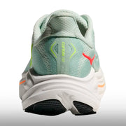 Hoka Clifton 10 Mujer Sea Glass Neon Flame