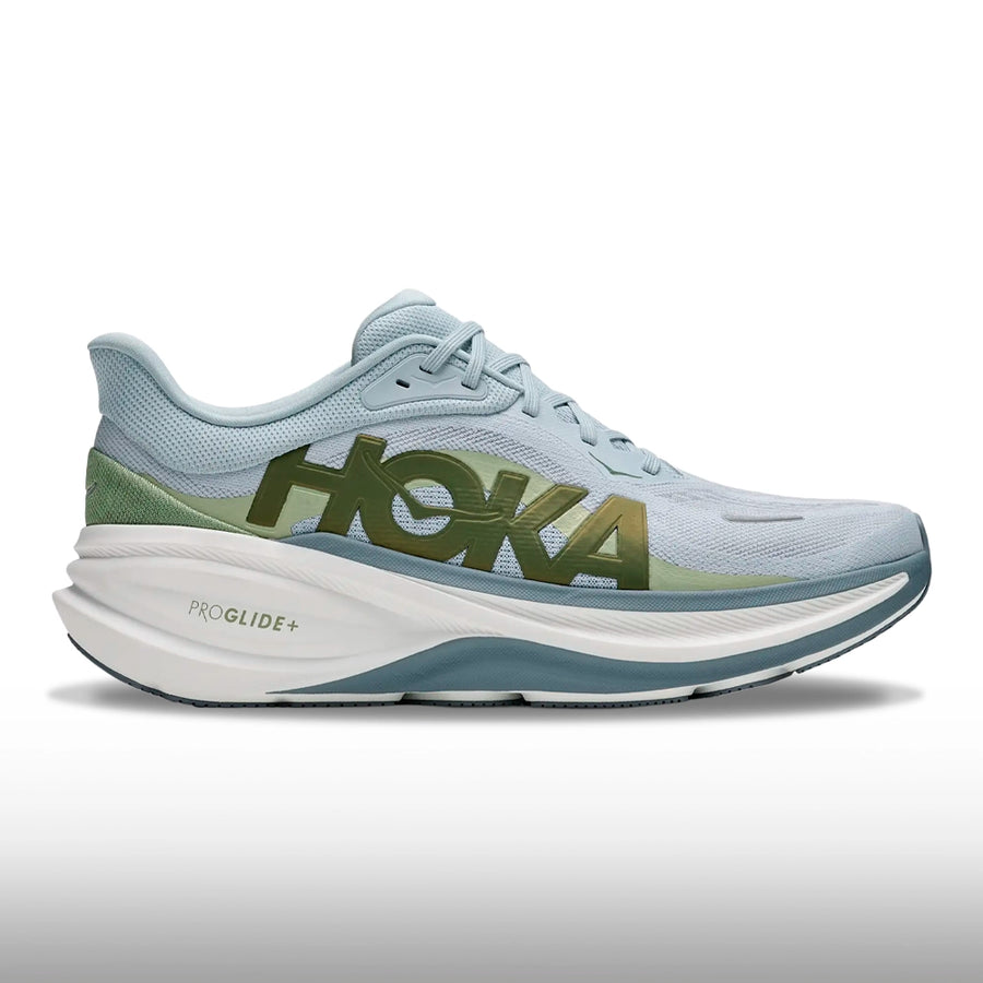 Hoka Clifton Pro Glimmers Hombre Mineral Blue Sprouted Green