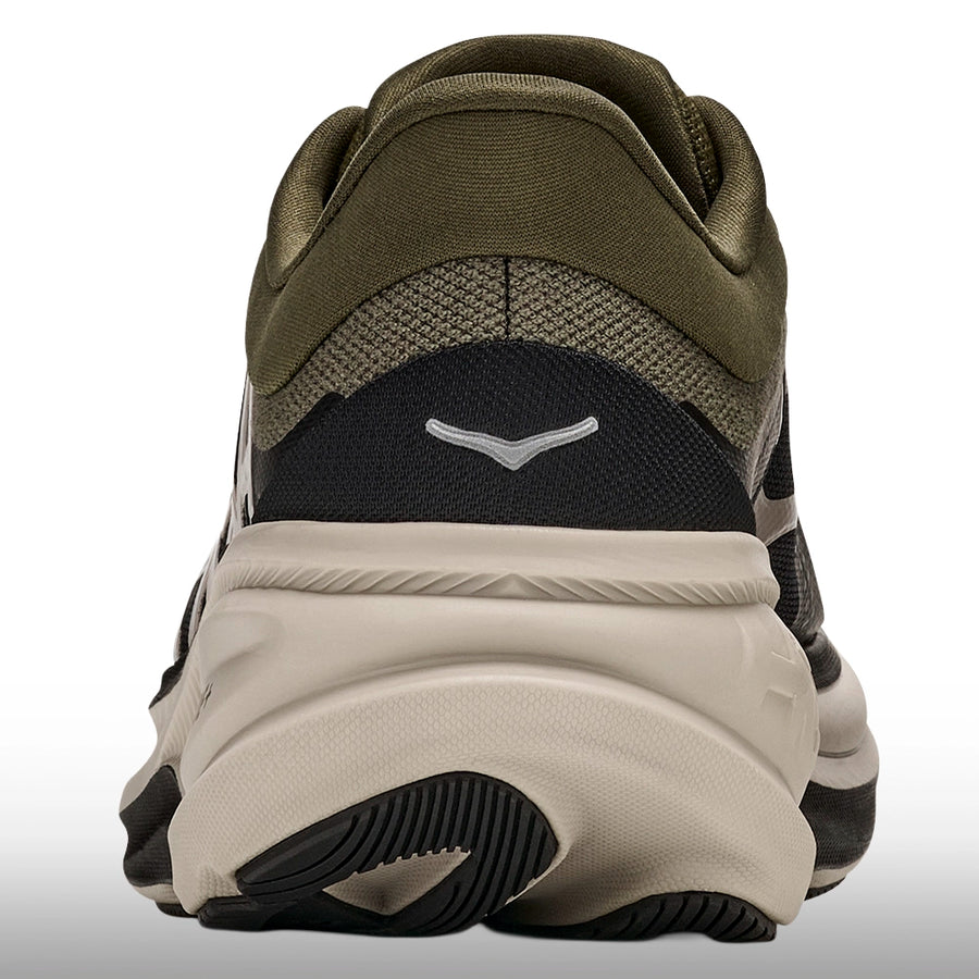 Hoka Clifton Pro Hombre Antique Olive River Rock Grey