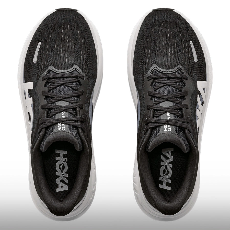 Hoka Clifton Pro Hombre Black Cosmic Grey