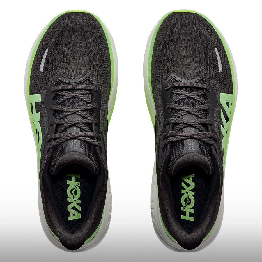 Hoka Clifton Pro Hombre Carbon Black Tart Apple
