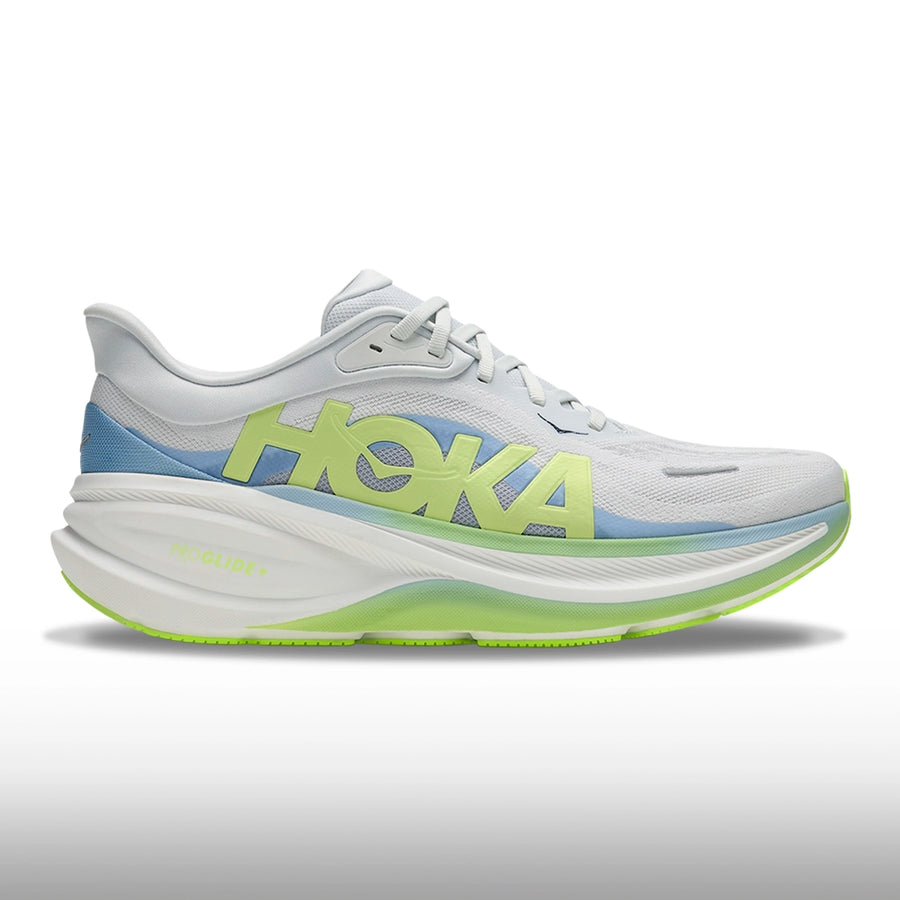 Hoka Clifton Pro Hombre Moonrise Grey Neon Yuzu