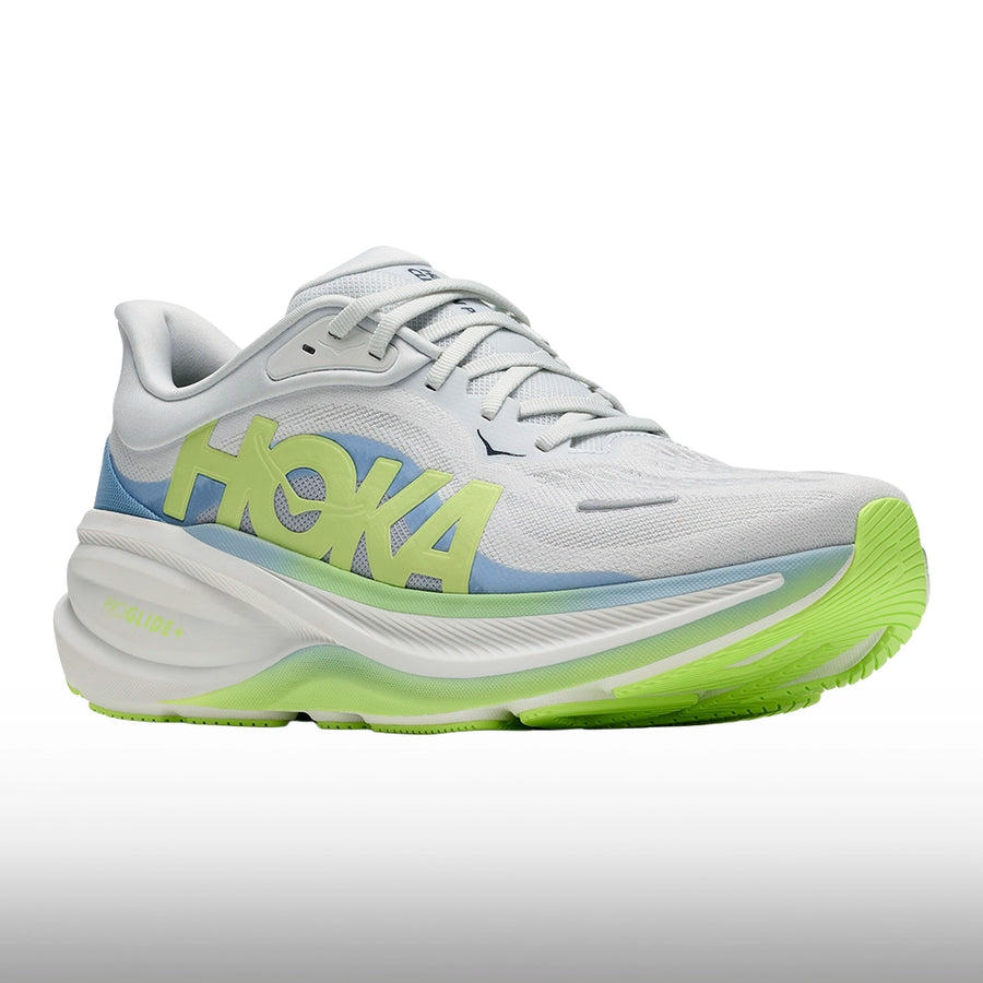 Hoka Clifton Pro Hombre Moonrise Grey Neon Yuzu
