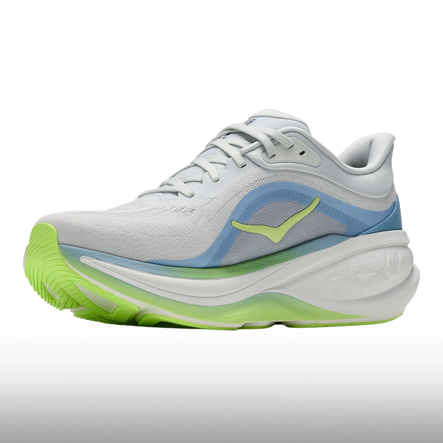 Hoka Clifton Pro Hombre Moonrise Grey Neon Yuzu