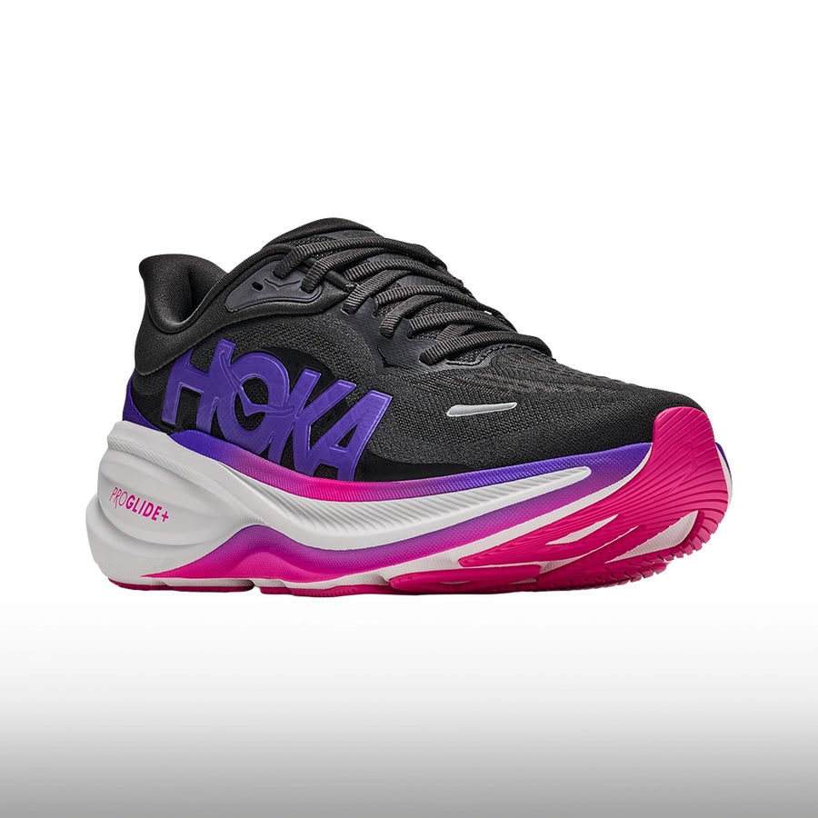 Hoka Clifton Pro Mujer Carbon Black Cosmic Purple