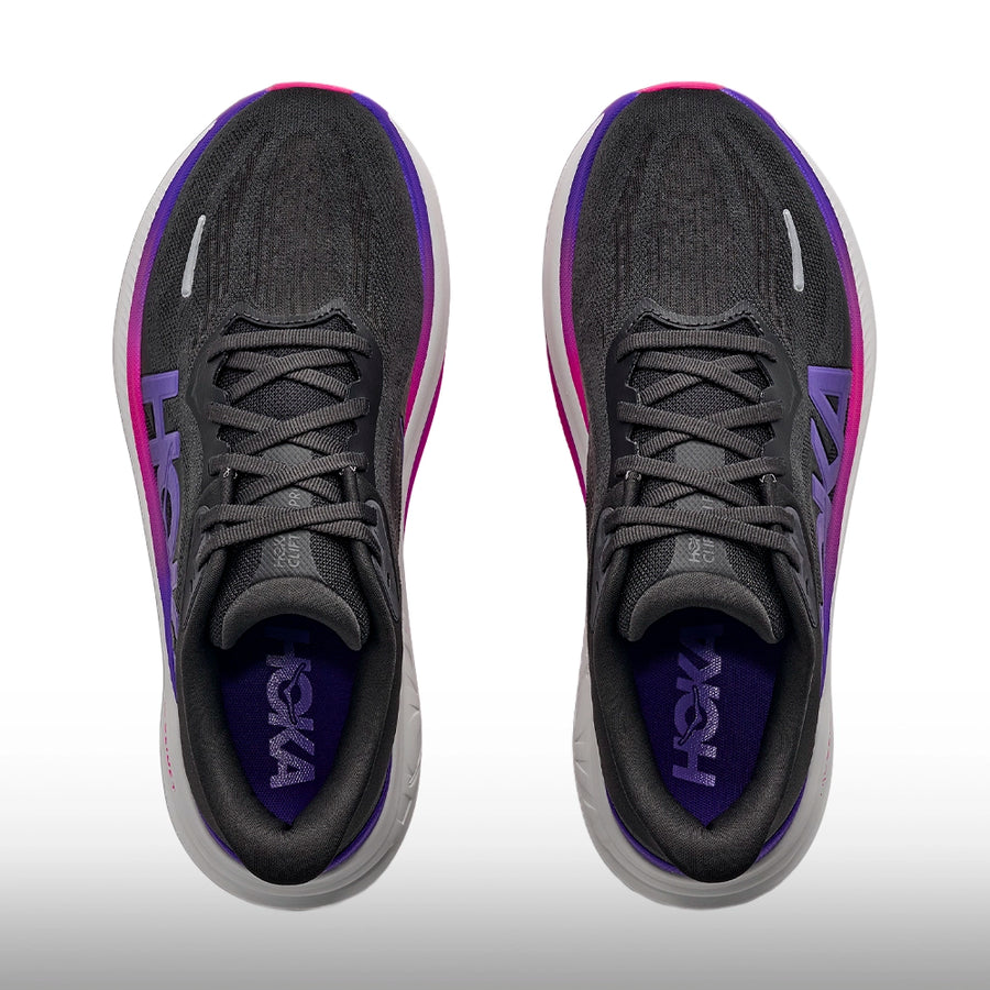 Hoka Clifton Pro Mujer Carbon Black Cosmic Purple