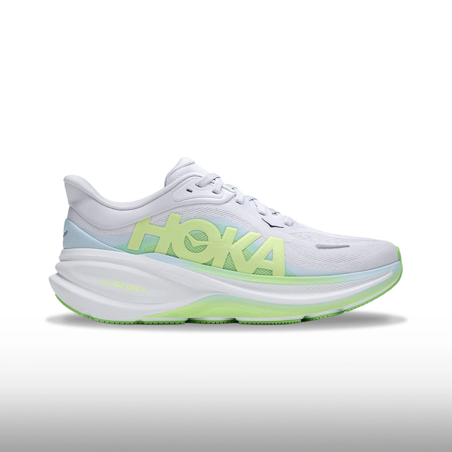 Hoka Clifton Pro Mujer Cosmic Grey Neon Yuzu