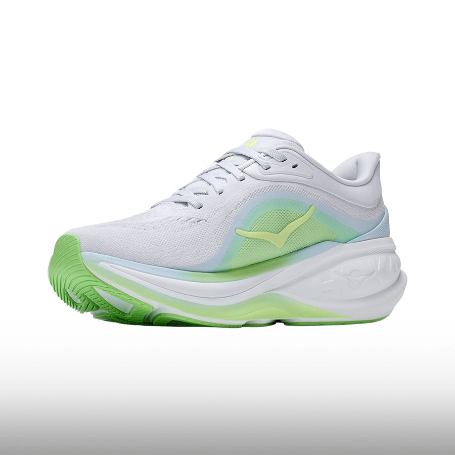 Hoka Clifton Pro Mujer Cosmic Grey Neon Yuzu