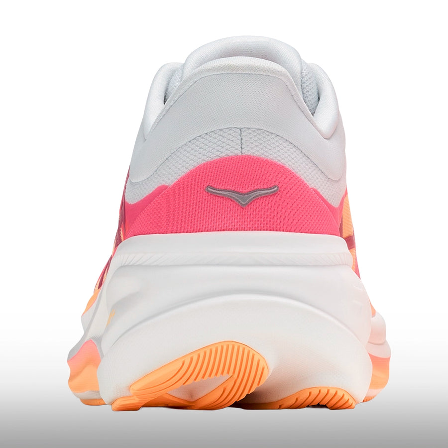 Hoka Clifton Pro Mujer Moonrise Grey Neon Strawberry