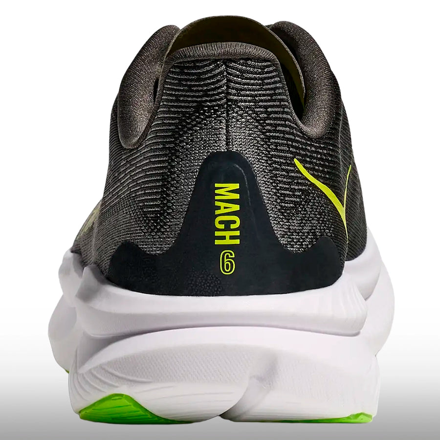 Hoka Mach 6 Hombre Gravel Asphalt Grey