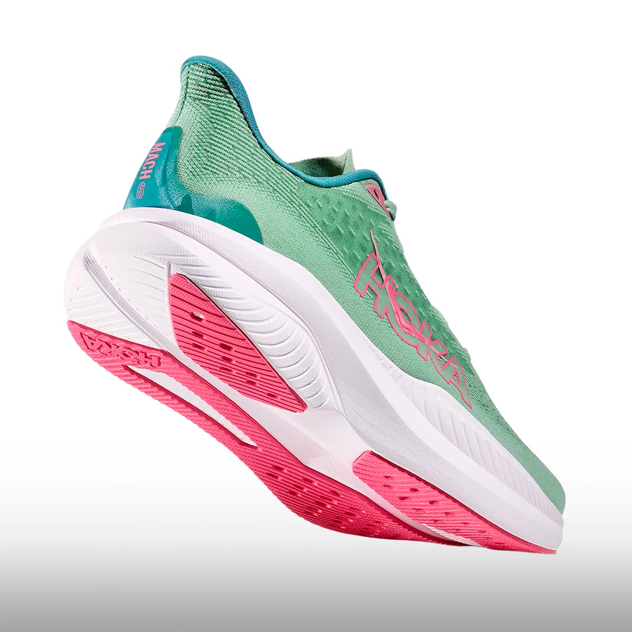 Hoka Mach 6 Mujer Jadeite Alpine Blue