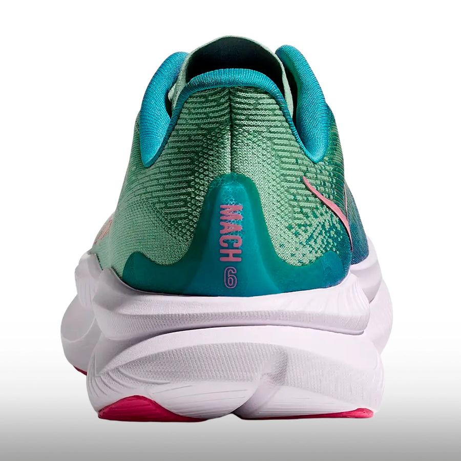 Hoka Mach 6 Mujer Jadeite Alpine Blue