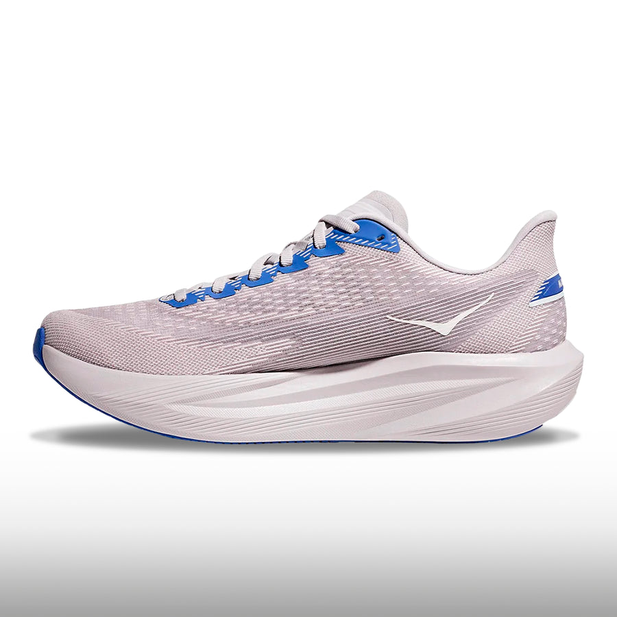 Hoka Mach 7 Hombre Ash Grey Cobalt Blue