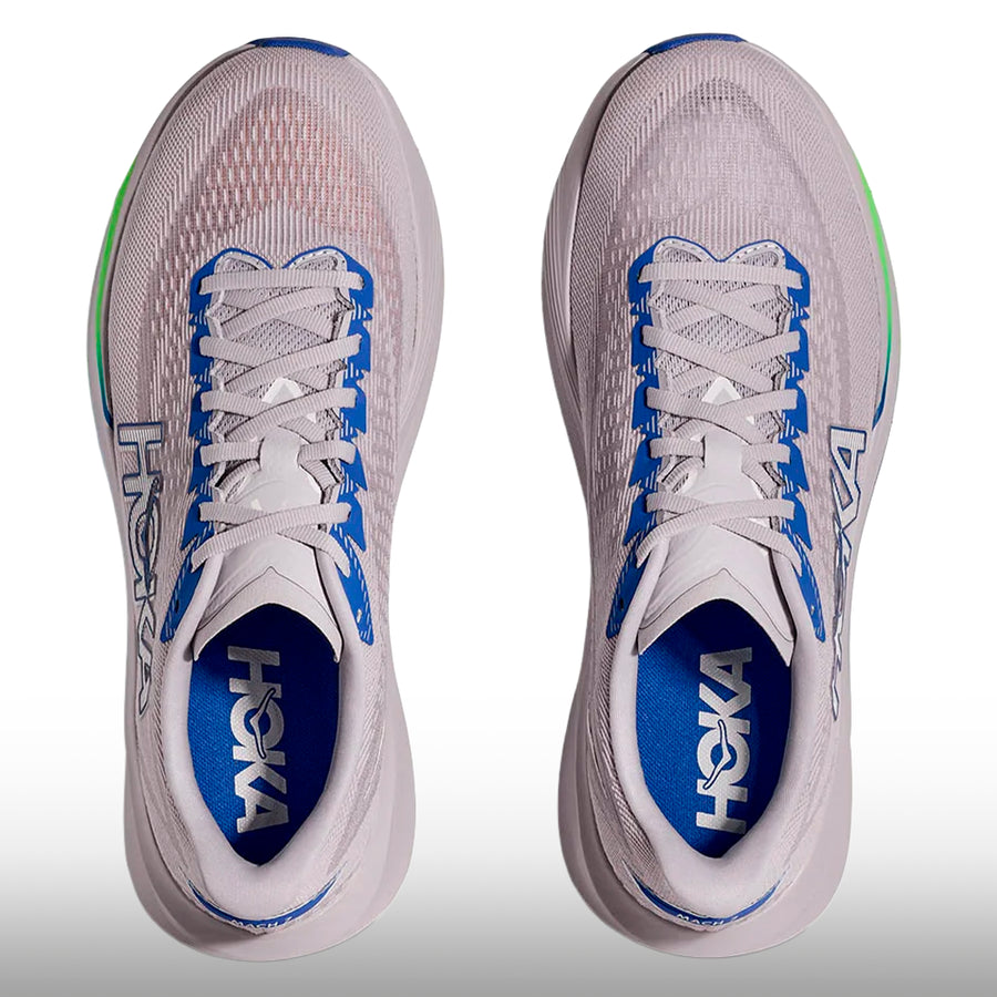 Hoka Mach 7 Hombre Ash Grey Cobalt Blue