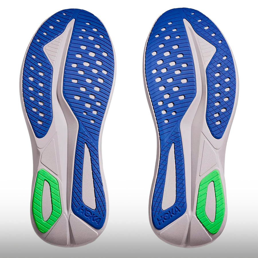 Hoka Mach 7 Hombre Ash Grey Cobalt Blue