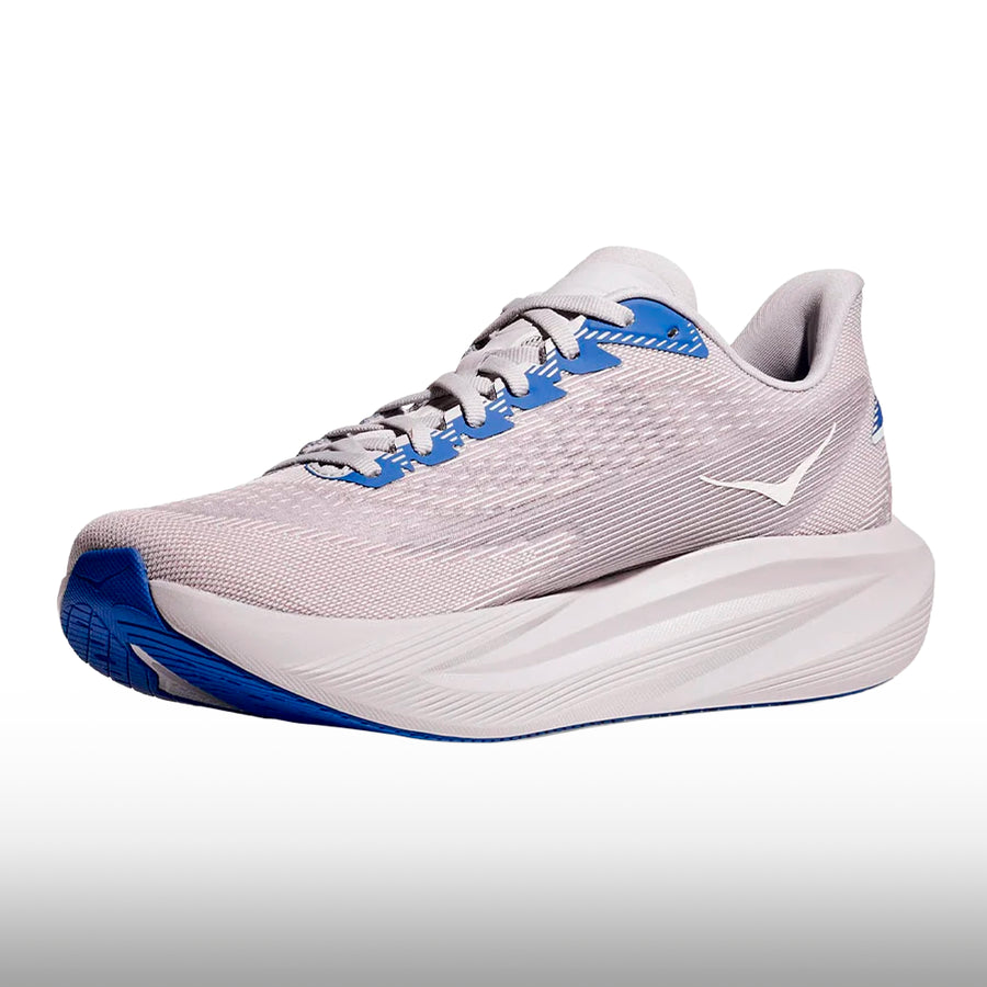 Hoka Mach 7 Hombre Ash Grey Cobalt Blue