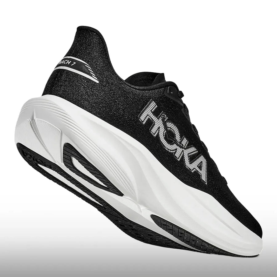 Hoka Mach 7 Hombre Black White