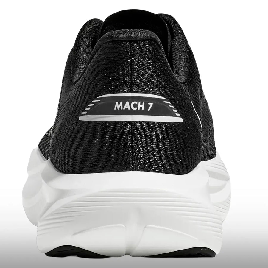 Hoka Mach 7 Hombre Black White