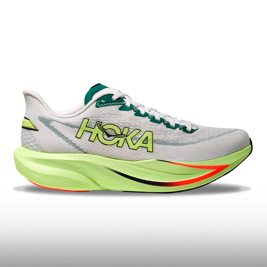 Hoka Mach 7 Hombre Frost Neon Yuzu