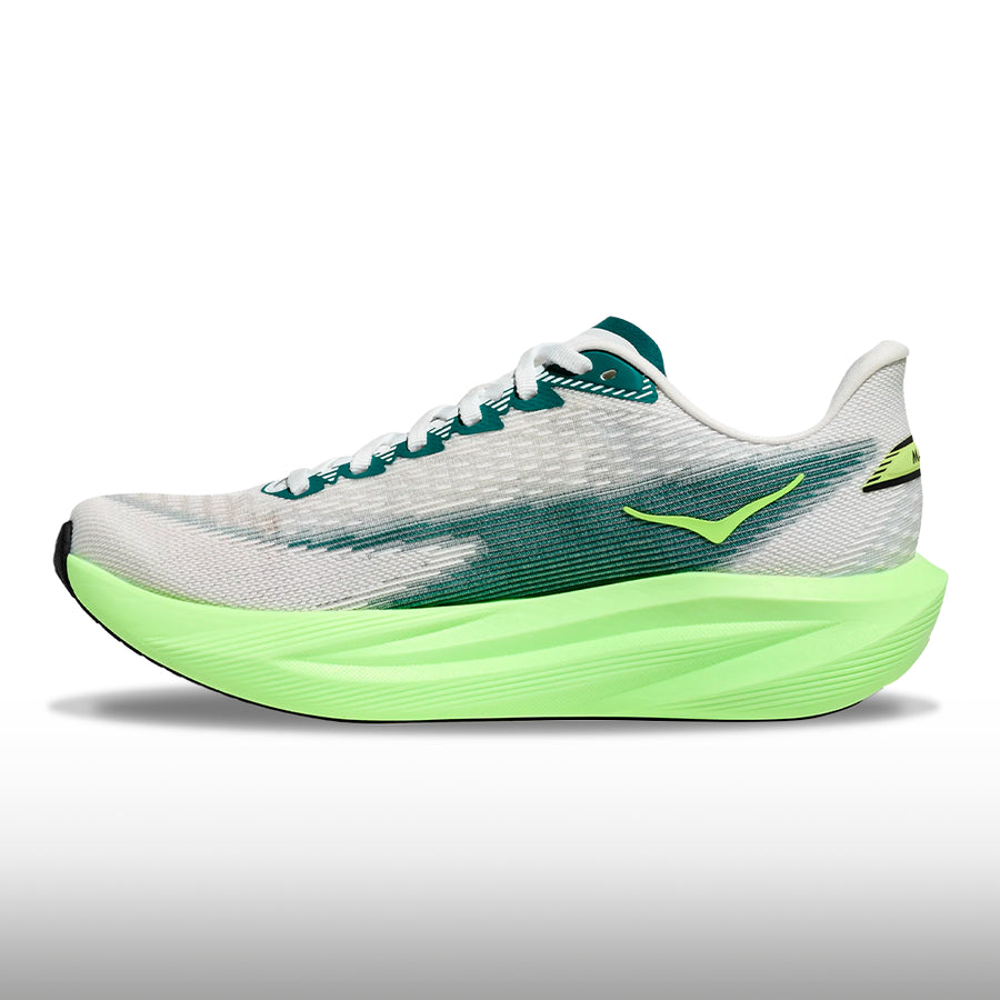 Hoka Mach 7 Hombre Frost Neon Yuzu