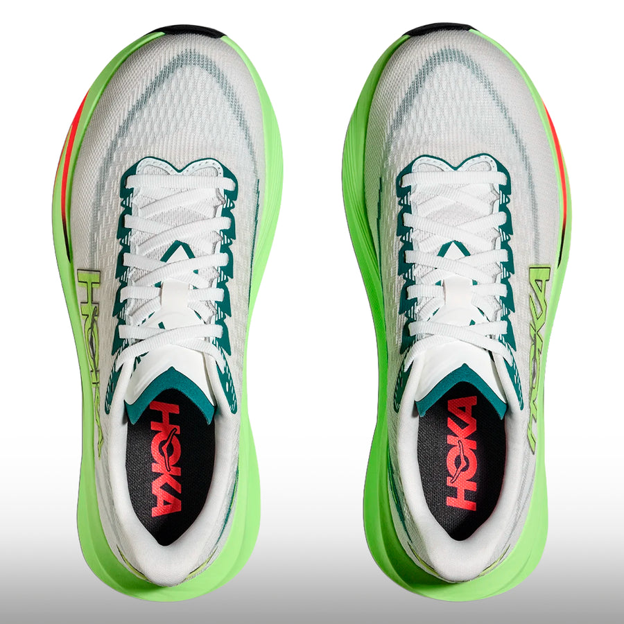Hoka Mach 7 Hombre Frost Neon Yuzu