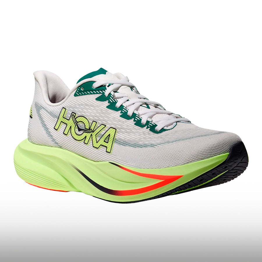 Hoka Mach 7 Hombre Frost Neon Yuzu