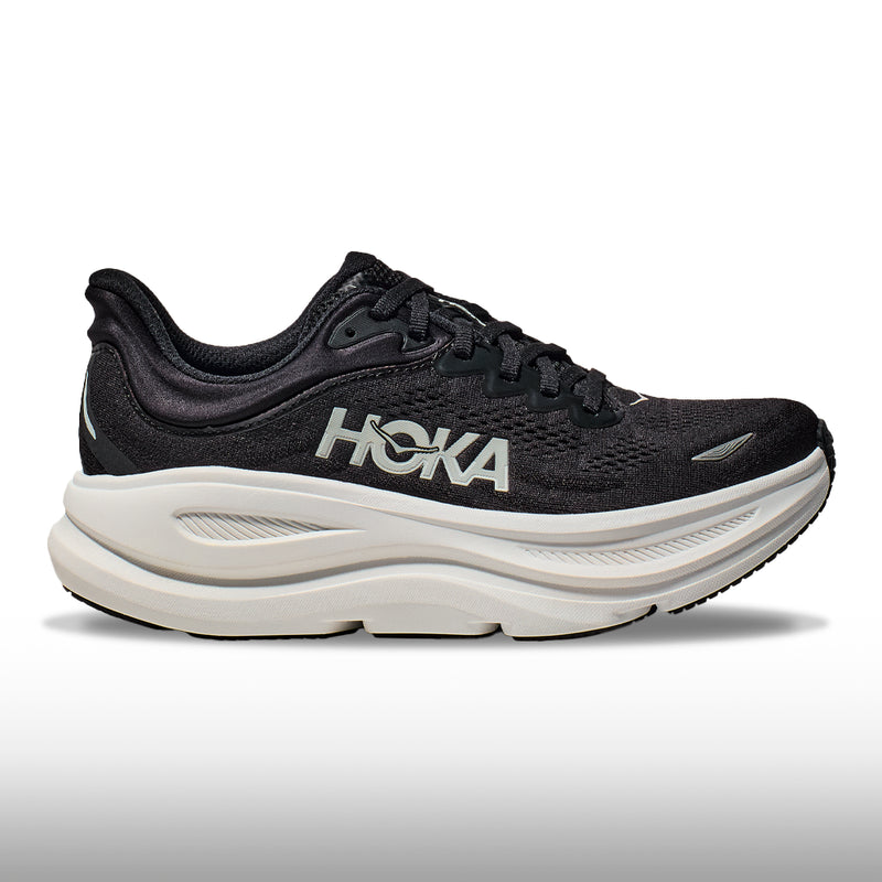 Hoka One One Bondi 9  Hombre Black White
