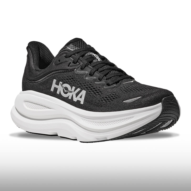 Hoka One One Bondi 9  Hombre Black White