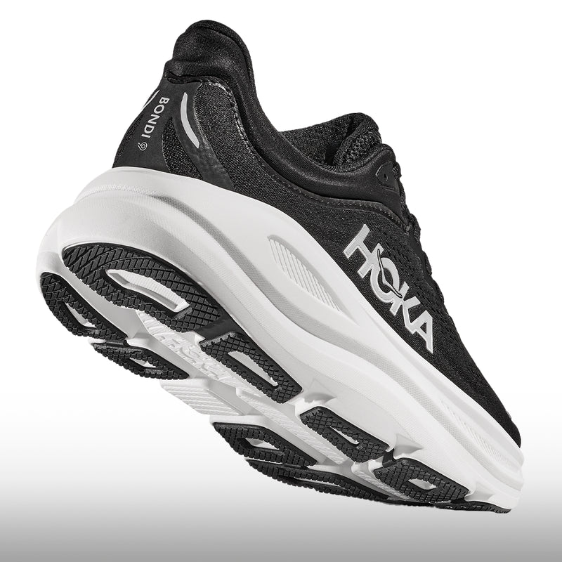 Hoka One One Bondi 9  Hombre Black White