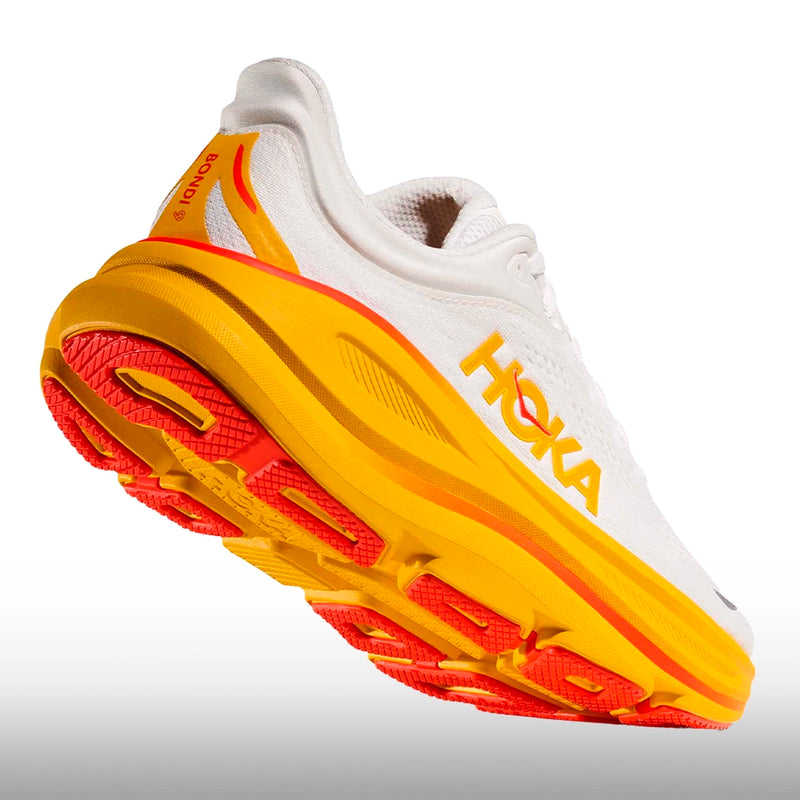 Hoka One One Bondi 9 Hombre Frost Sunflower