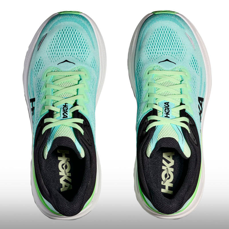 Hoka One One Bondi 9 Hombre Luna Moth Blue Spark