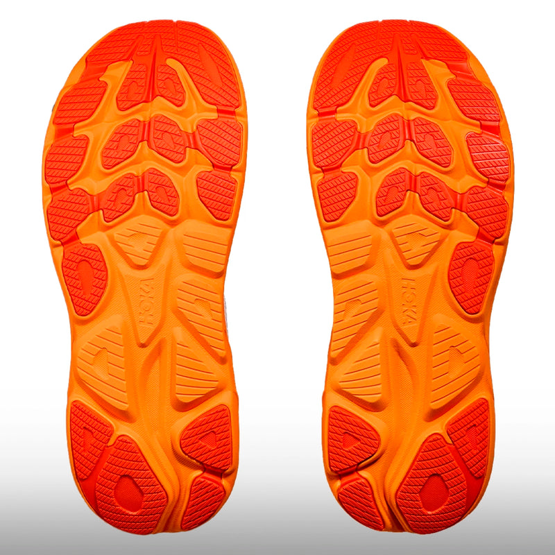 Hoka One One Clifton 10 Hombre Frost Orange Zest