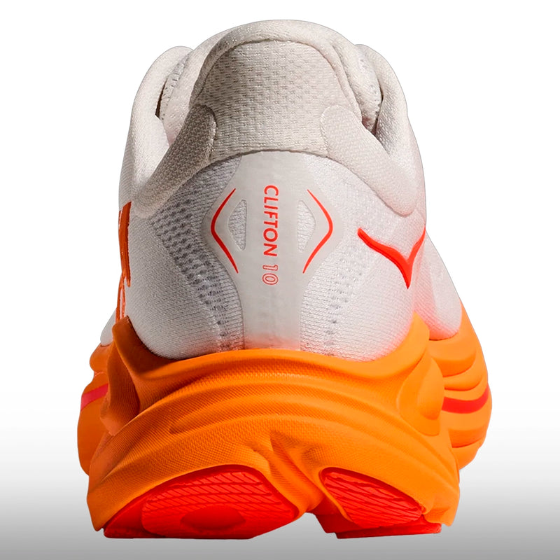 Hoka One One Clifton 10 Hombre Frost Orange Zest