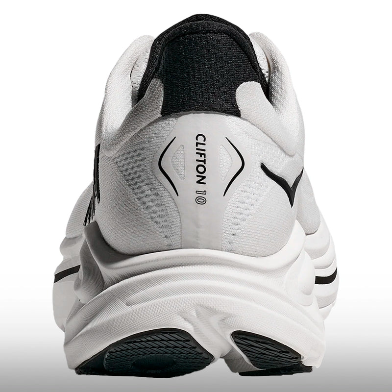 Hoka One One Clifton 10 Hombre White Black