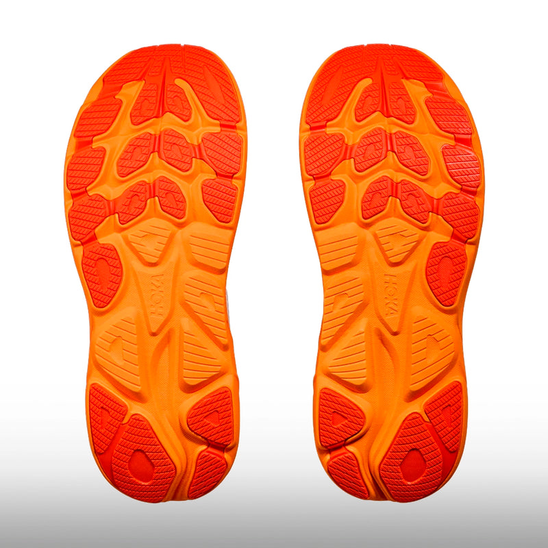 Hoka One One Clifton 10 Mujer Frost Orange Zest